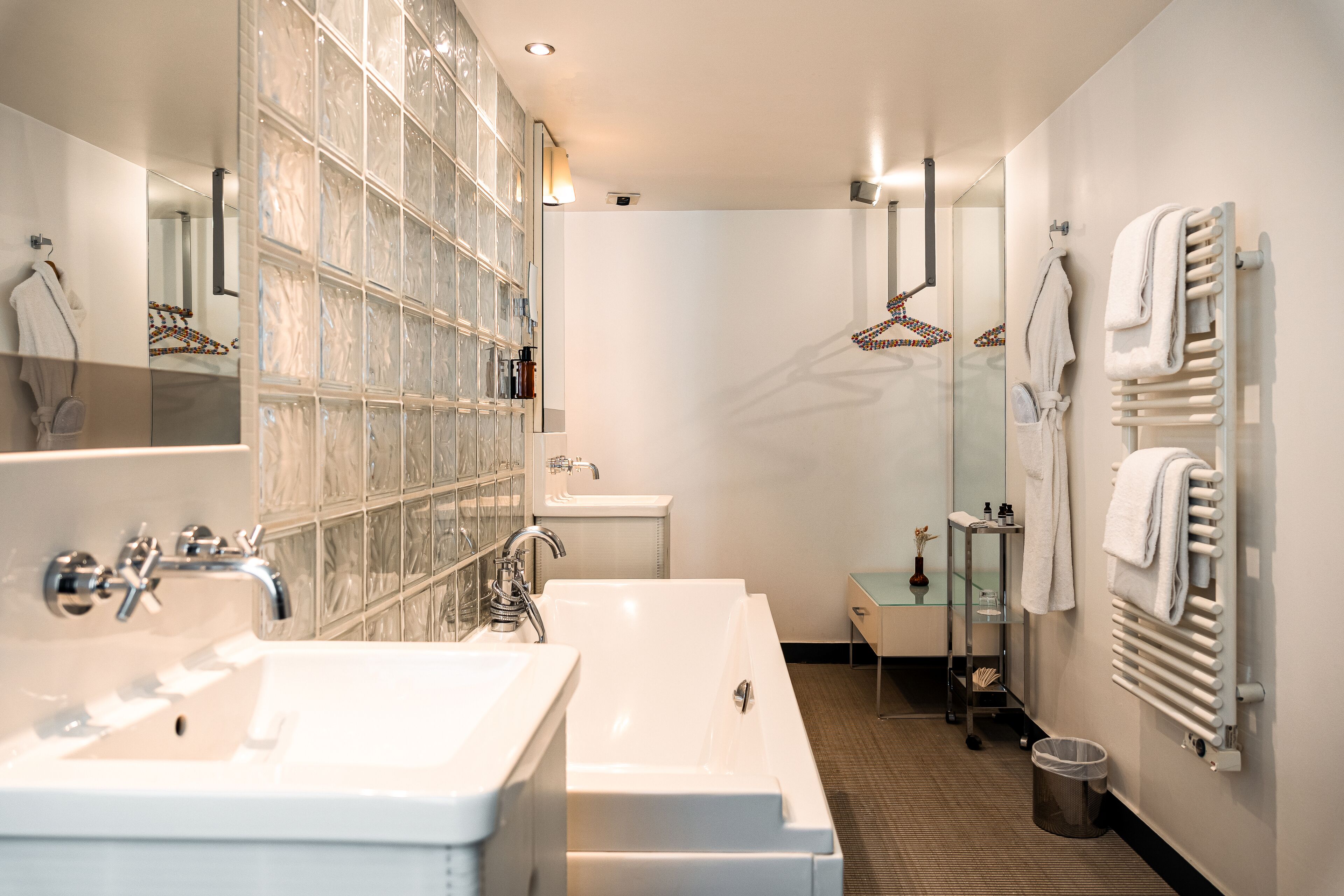 suite | bathroom | free toiletries, hair dryer, towels, soap