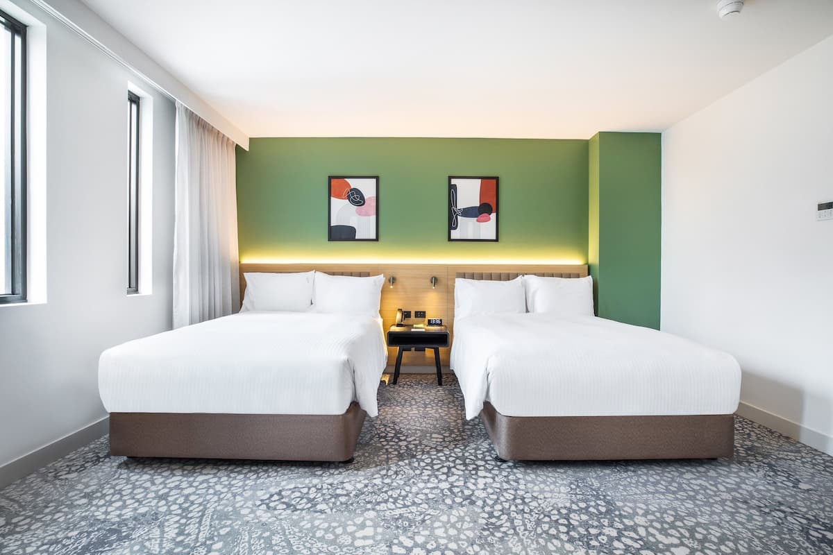 Premium Room, 2 Double Beds | In-room safe, individually furnished, desk, laptop workspace