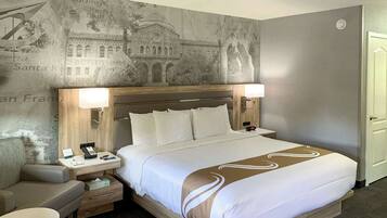 Premium bedding, in-room safe, desk, laptop workspace