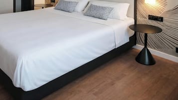 Minibar, in-room safe, desk, blackout curtains