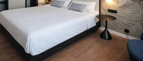 Minibar, in-room safe, desk, blackout curtains