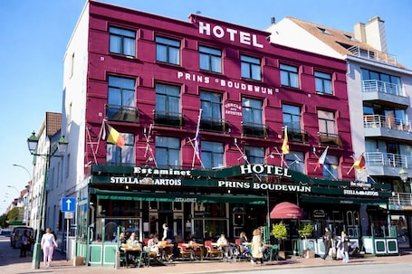 Front of property. Hotel Prins Boudewijn