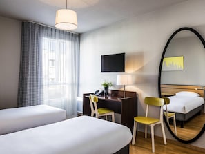 In-room safe, desk, soundproofing, free cots/infant beds