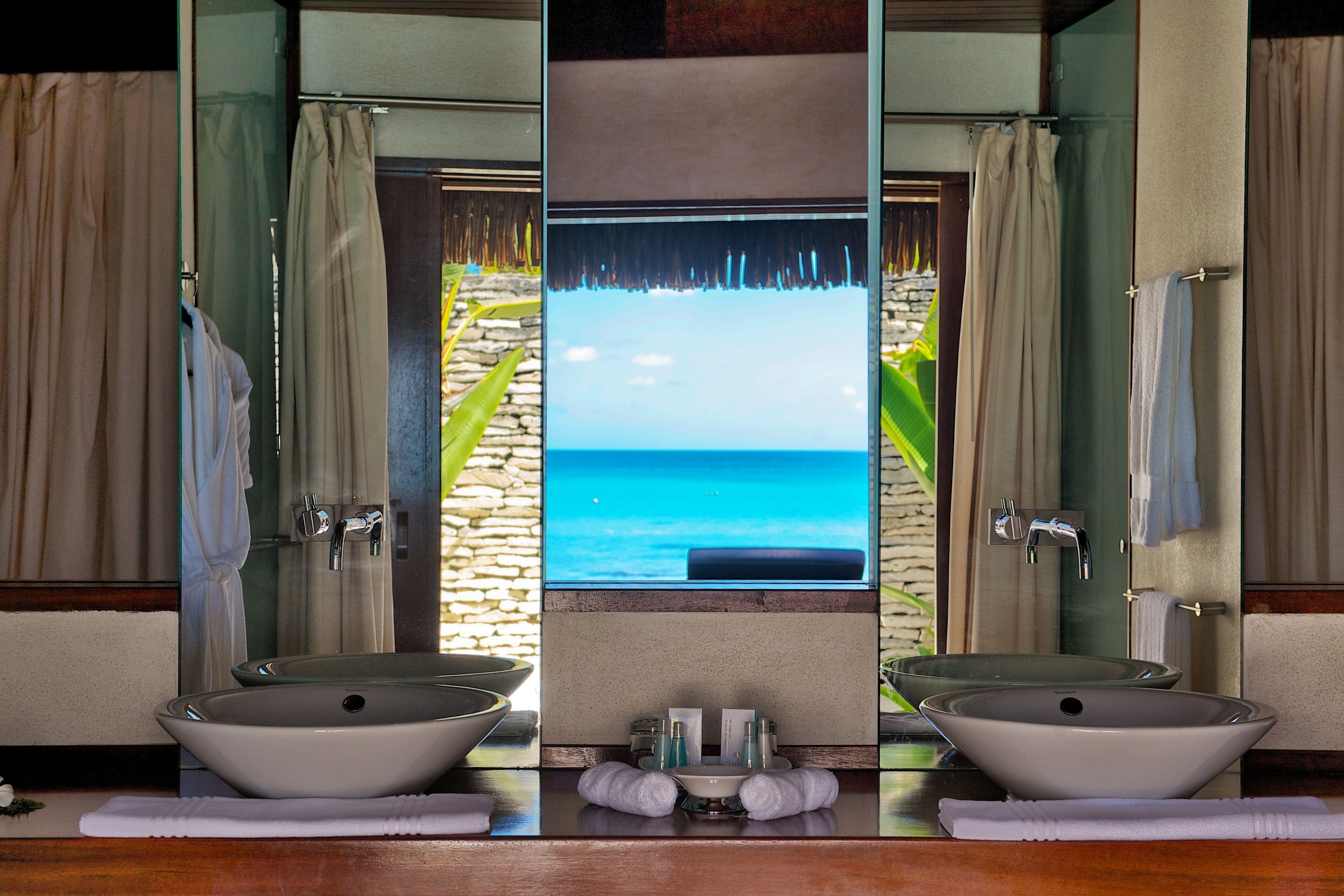 beach deluxe bungalow with pool | in-room safe, blackout curtains, soundproofing, iron/ironing board