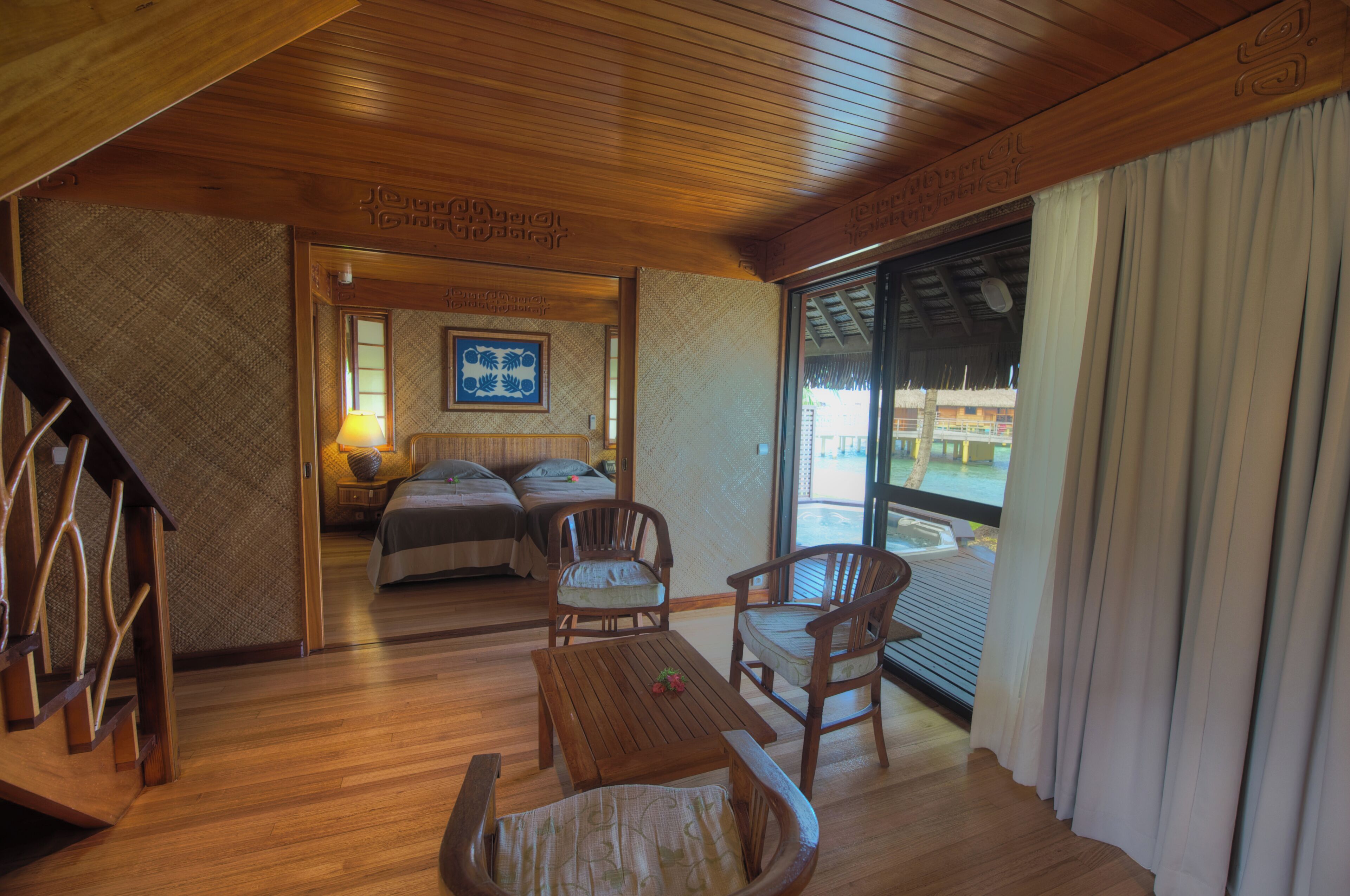beach duplex bungalow | in-room safe, blackout curtains, soundproofing, iron/ironing board