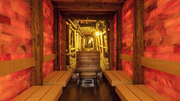 Behandlingsrum för par, bastu, kroppsbehandlingar och kroppsinpackningar