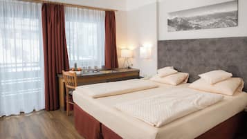 Standard Double Room, Terrace, Mountainside | Minibar, in-room safe, desk, free WiFi