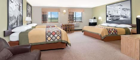 Studio Suite, Multiple Beds, Non Smoking | Blackout curtains, iron/ironing board, free cots/infant beds