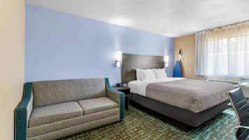 Standard Room, 1 King Bed, Non Smoking | Desk, laptop workspace, iron/ironing board, free cots/infant beds