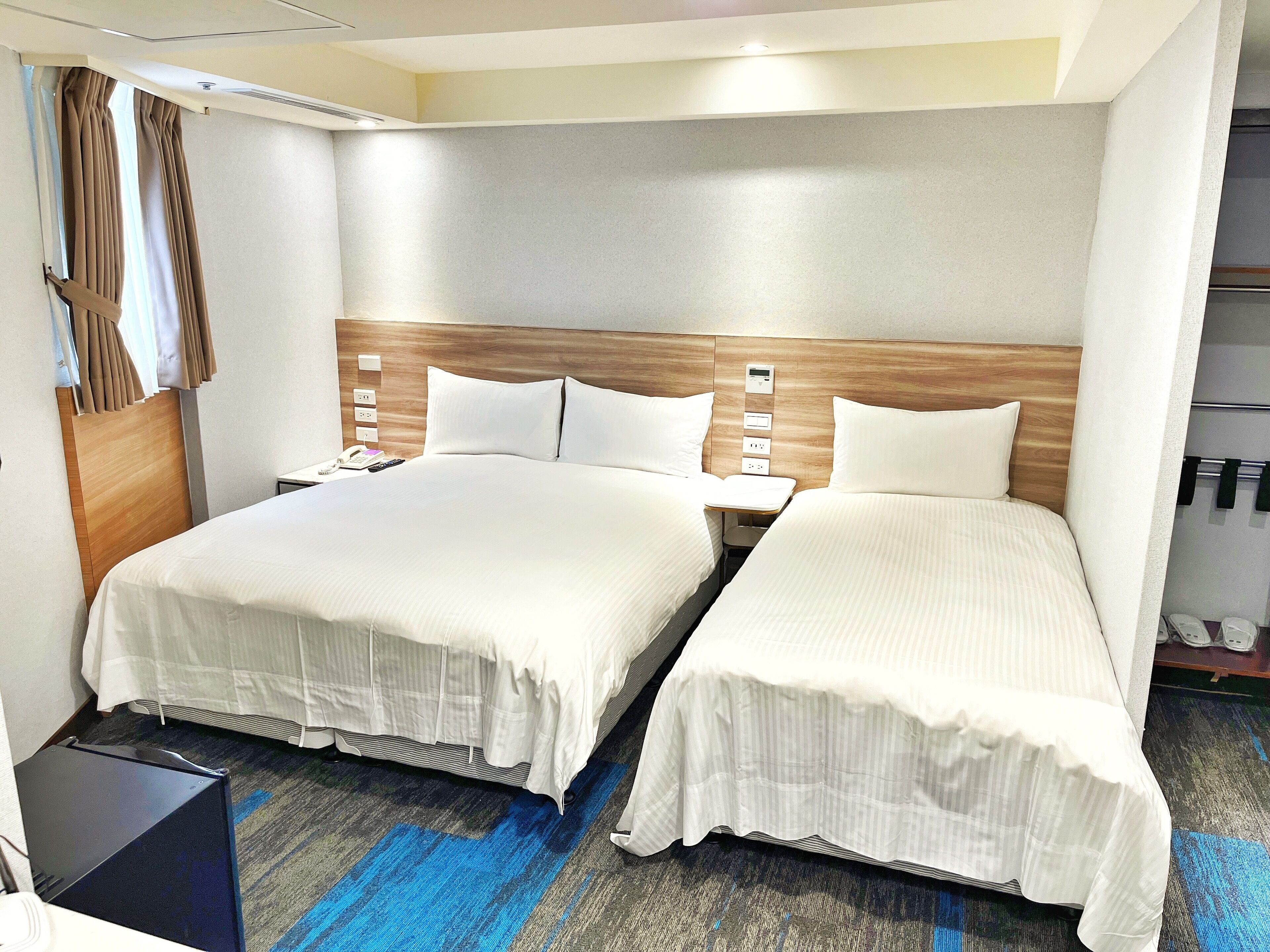 Comfort Triple Room | Premium bedding, down comforters, desk, blackout drapes