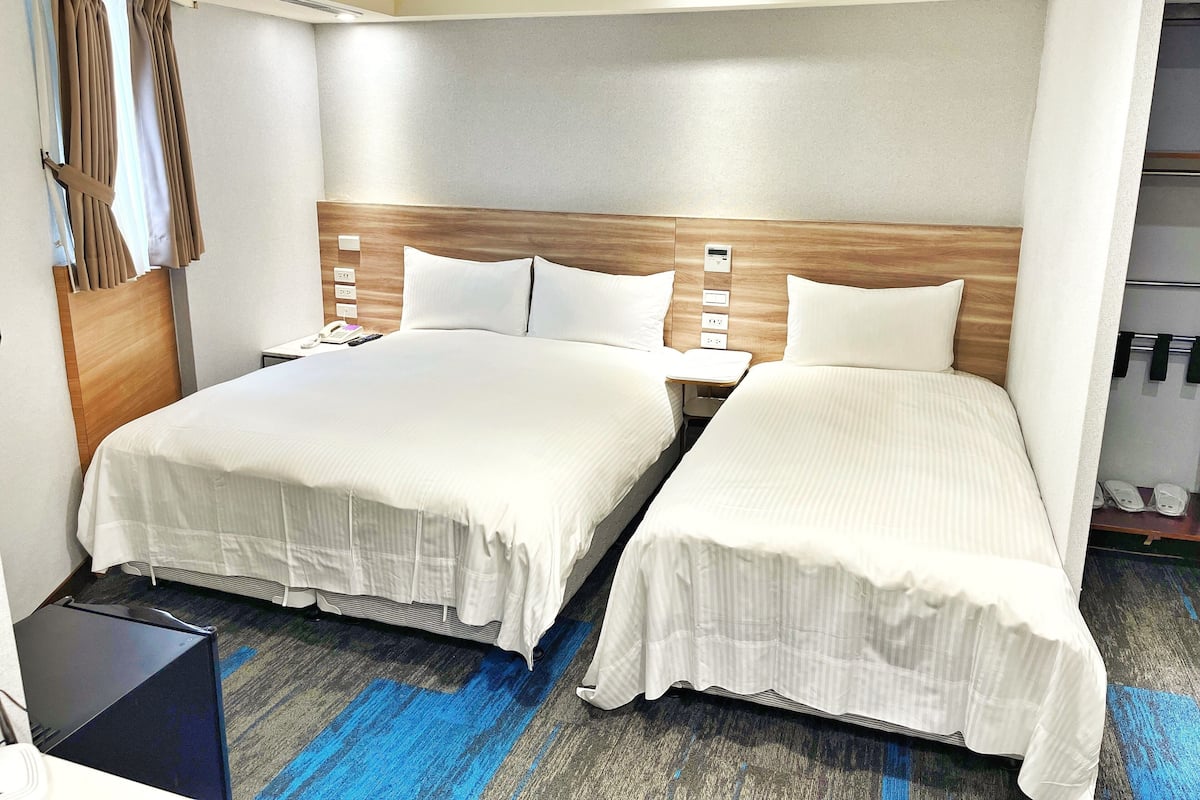 Comfort Triple Room | Premium bedding, down comforters, desk, blackout drapes