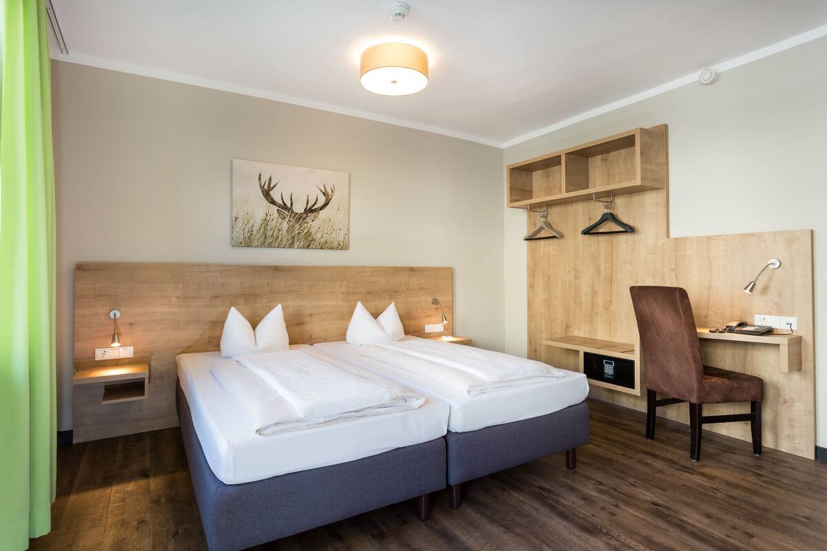 Comfort Double Room | In-room safe, desk, soundproofing, cribs (surcharge)