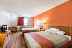 Desk, iron/ironing board, free WiFi, bed sheets