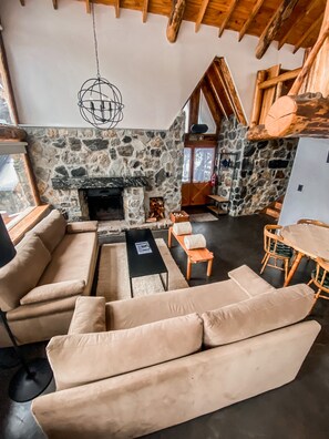Luxury-Ferienhütte | Wohnbereich
