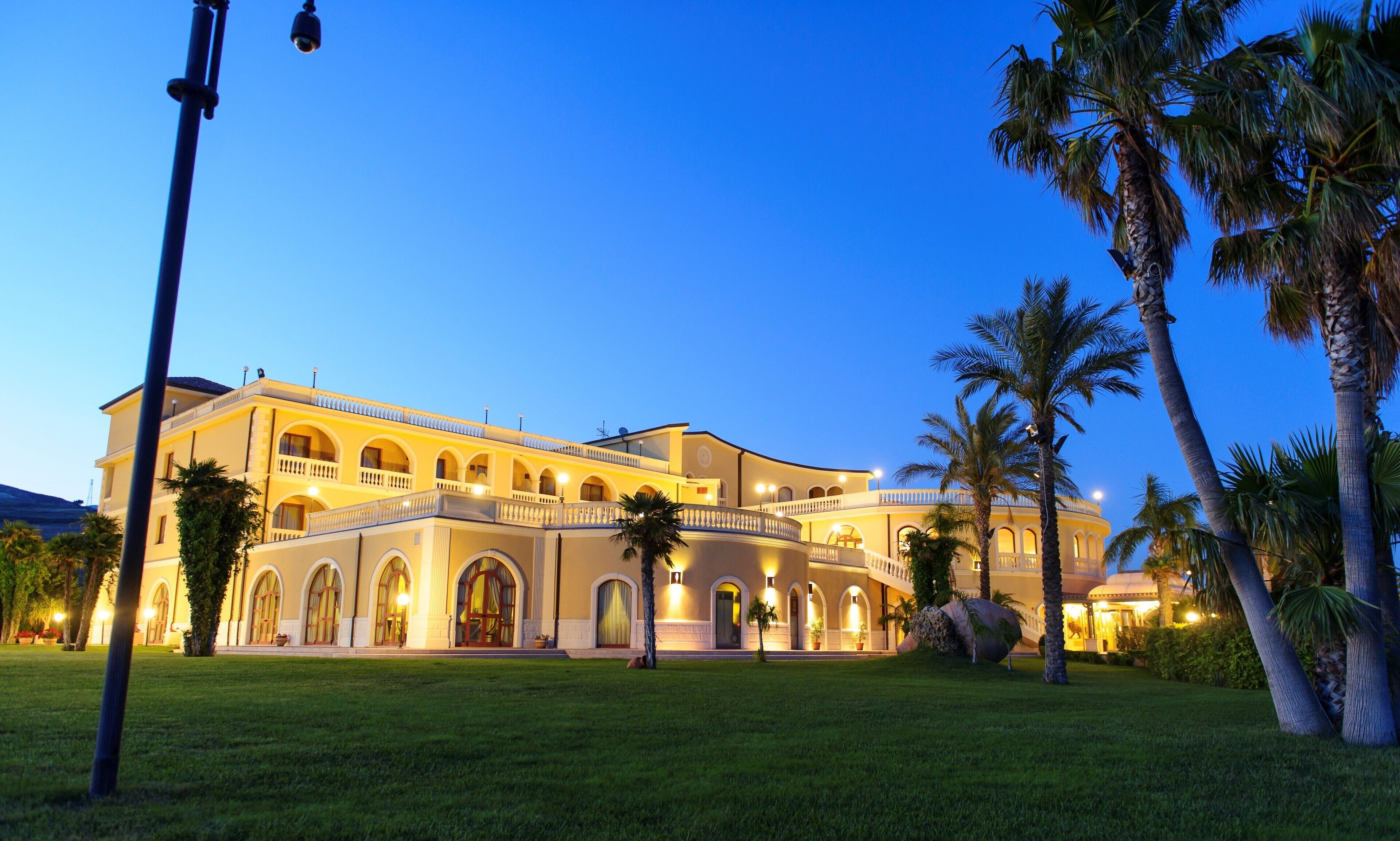 front of property – evening/night