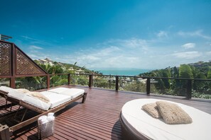Suite, vue mer (VIP) | Vue depuis le balcon