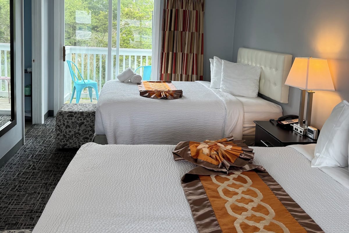 Deluxe Room, 2 Queen Beds | Internet, bed sheets, alarm clocks