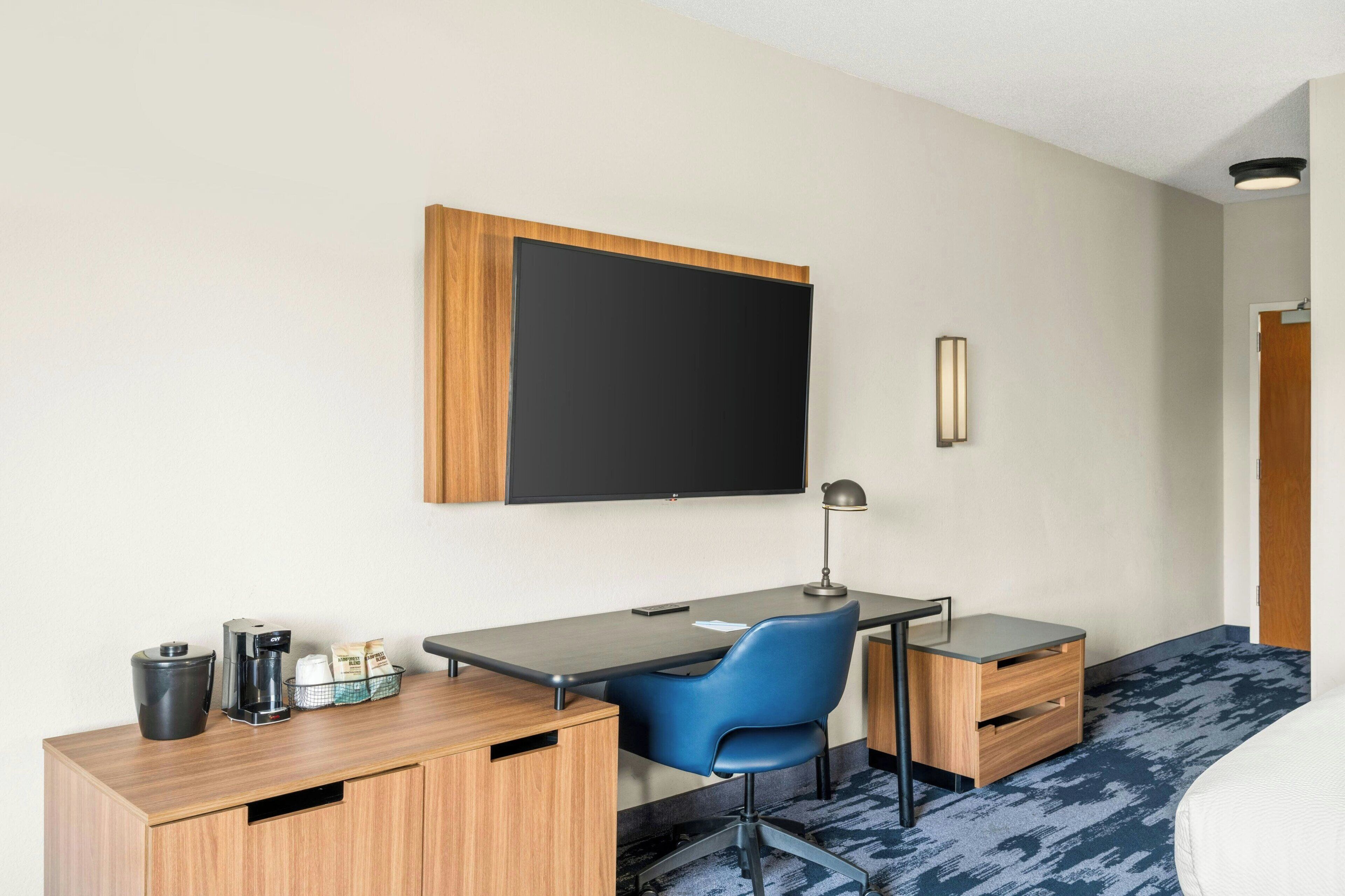 premium bedding, desk, iron/ironing board, free cots/infant beds