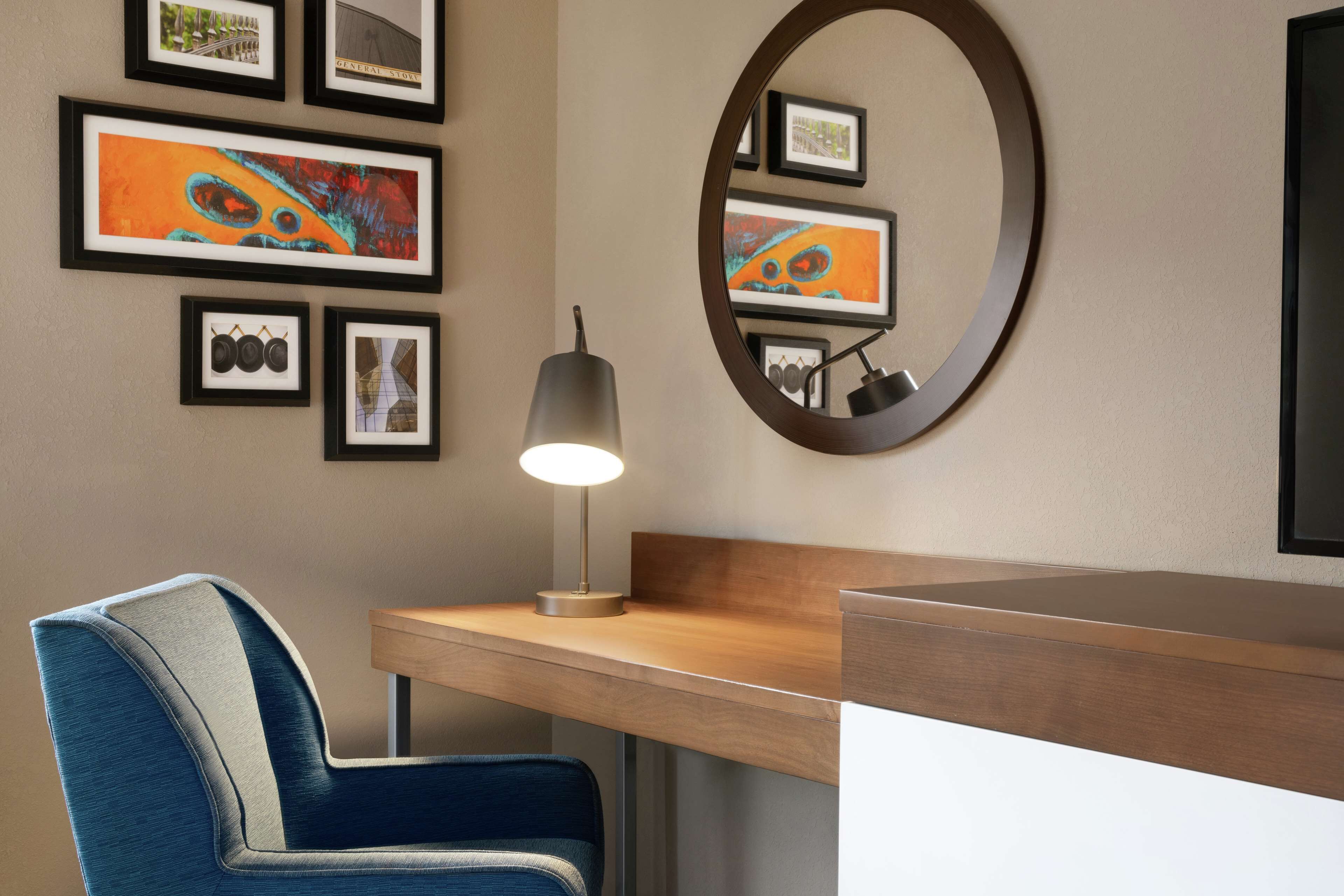 in-room safe, desk, blackout curtains, iron/ironing board