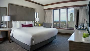 Egyptian cotton sheets, premium bedding, pillowtop beds, in-room safe