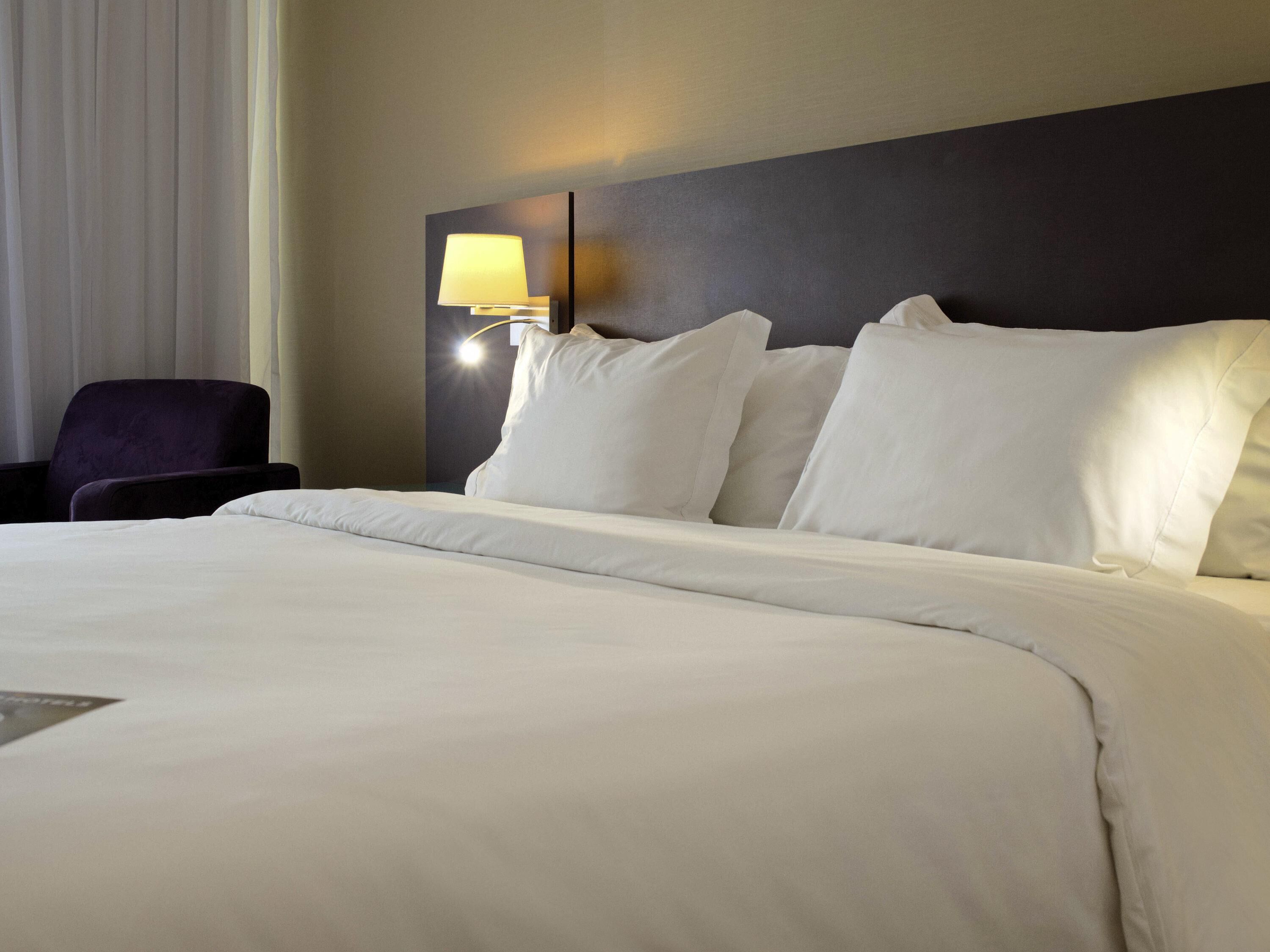 Departamento Deluxe, 1 cama matrimonial | Minibar, escritorio, cortinas blackout y insonorización 