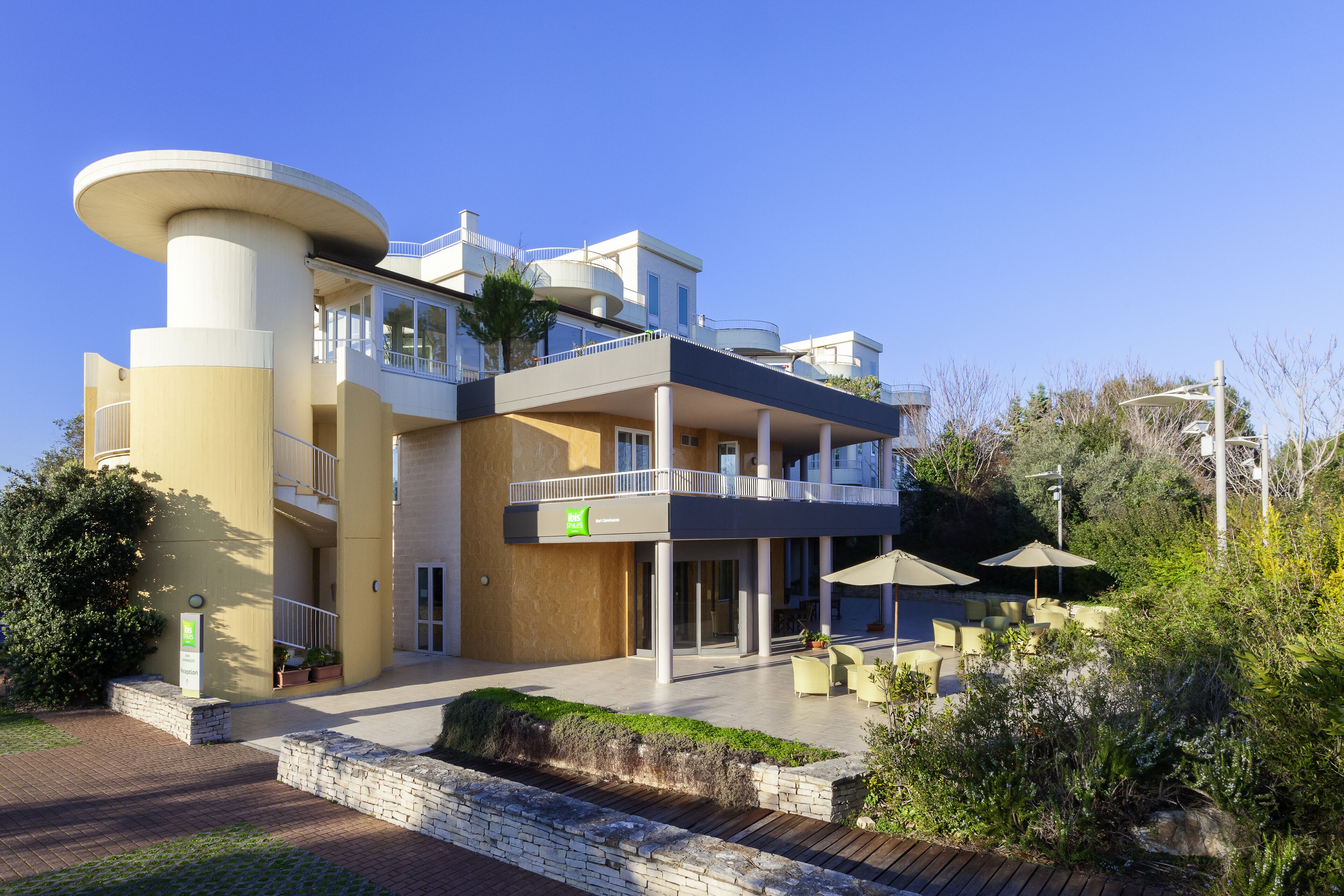 Façade de l’hébergement