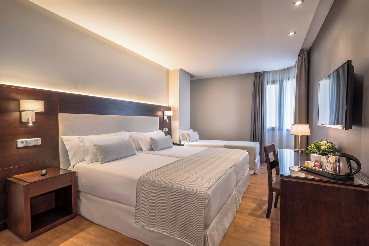 Minibar, in-room safe, desk, blackout curtains