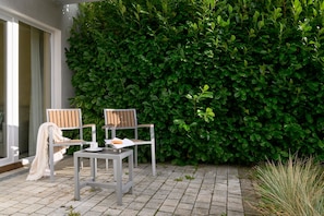 Quarto casal superior | Terraço/pátio