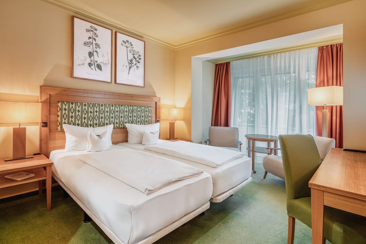 Standard Double Room (sea side) | 1 bedroom, in-room safe, desk, free WiFi
