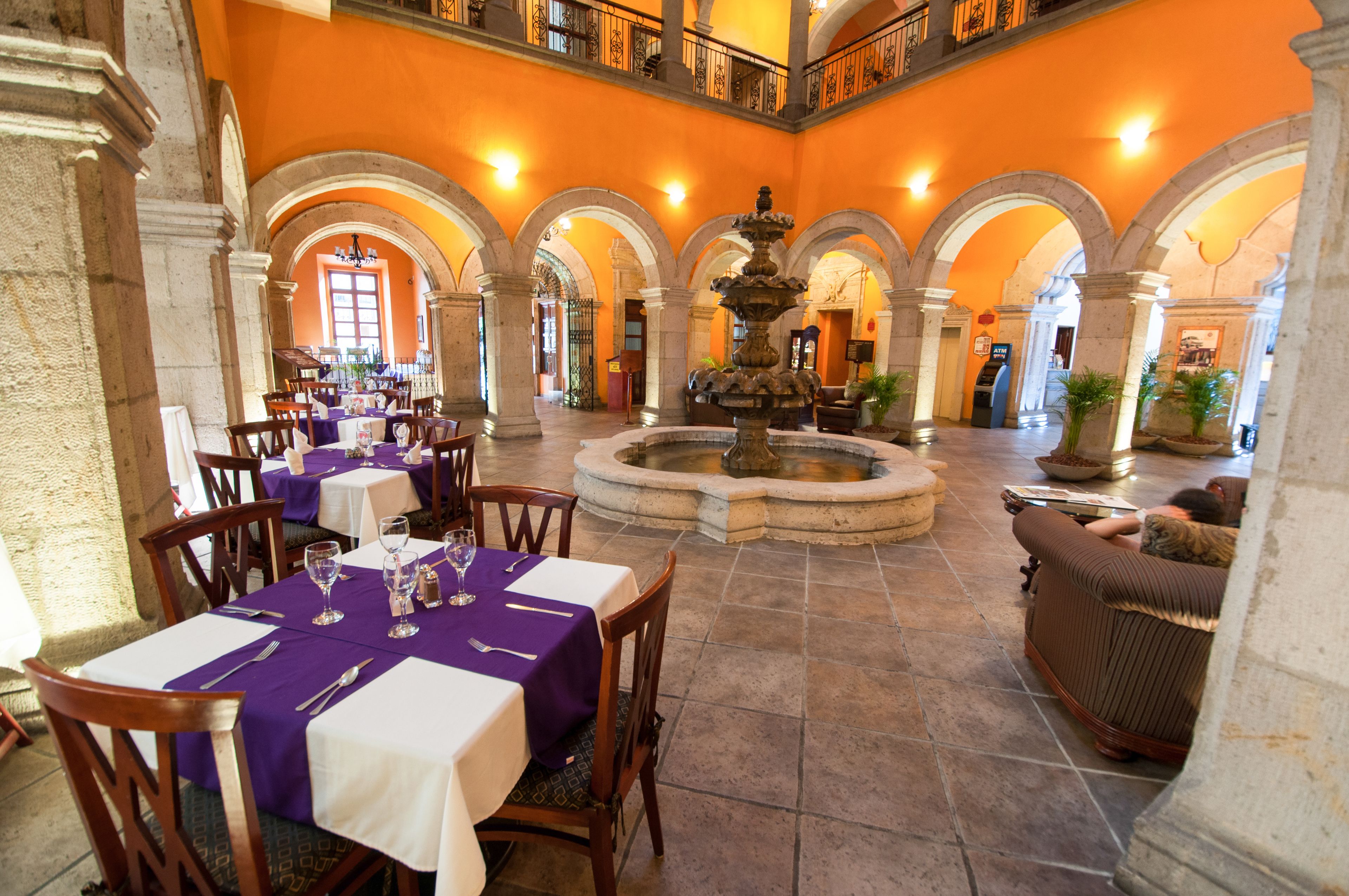 breakfast, lunch and dinner served