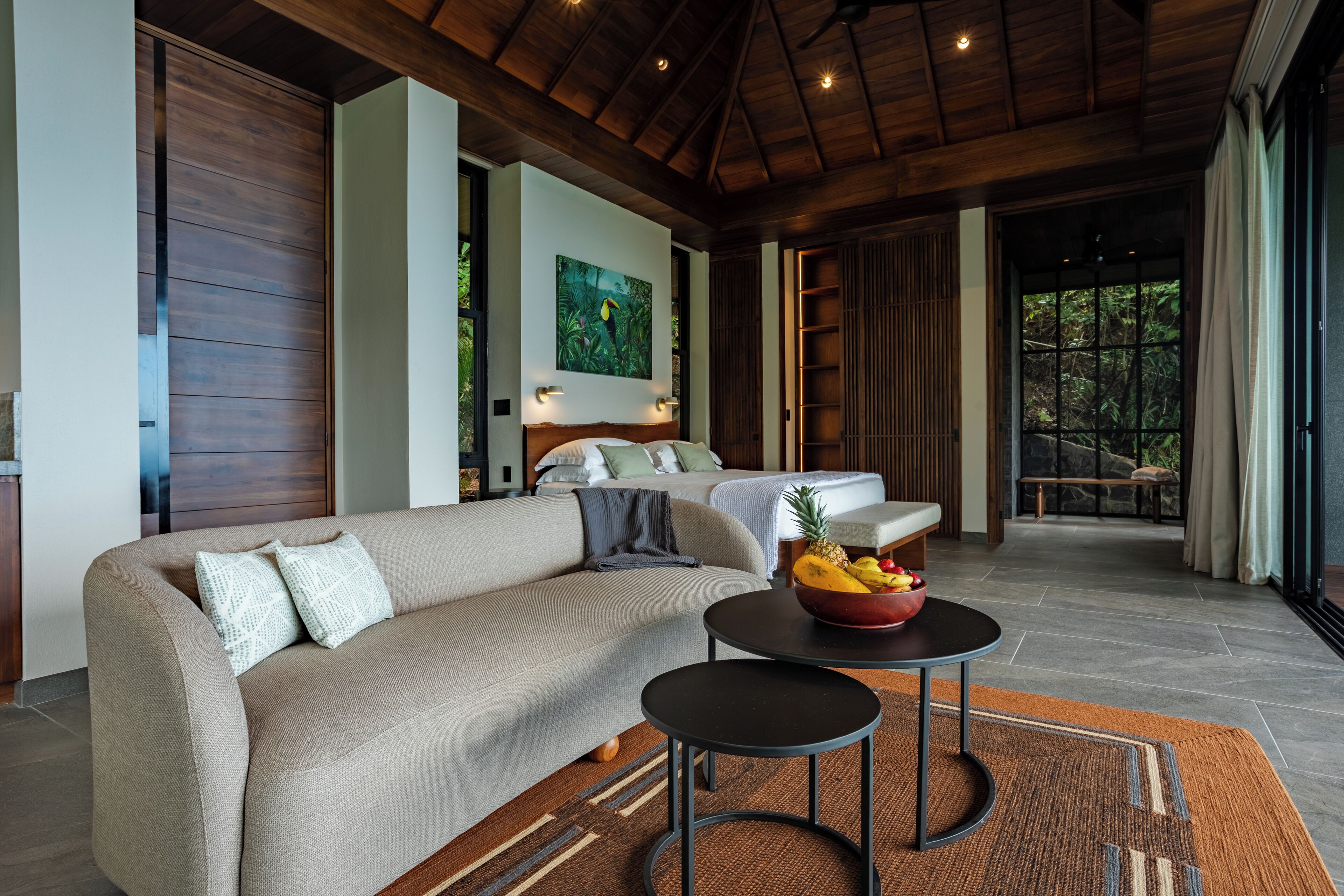 Luxury Tree House, 1 King Bed | Premium bedding, down comforters, pillowtop beds, minibar