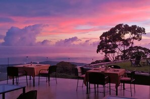 Breakfast, lunch served; local and international cuisine, pool views 