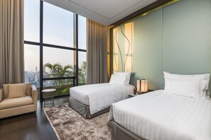 Penthouse Cao cấp | Minibar, két bảo mật tại phòng, màn/rèm cản sáng, phòng cách âm 