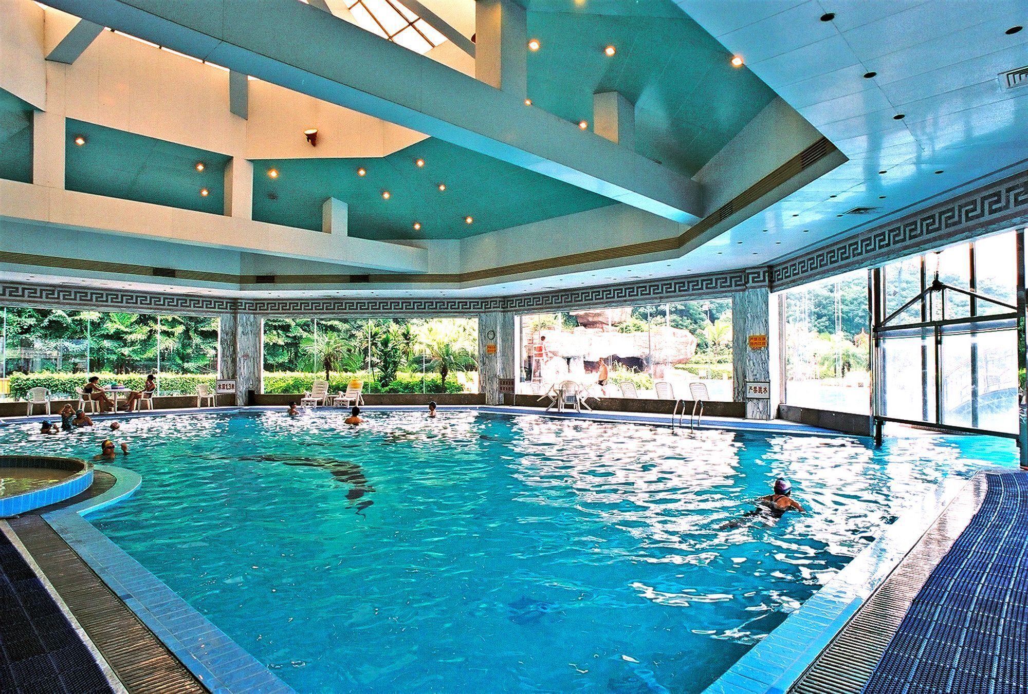 Indoor pool, outdoor pool