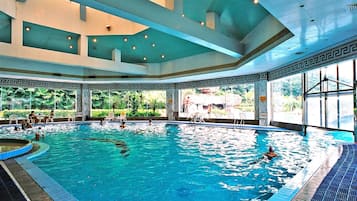 Indoor pool, outdoor pool