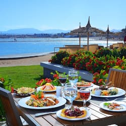 6 Restaurants, Frühstück, Mittagessen, Abendessen, italienische Küche