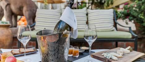 Abendessen, kalifornische KĂŒche, Speisen im Freien