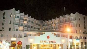 Front of property - evening/night