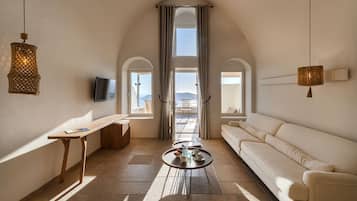 Premiere Suite Outdoor Hot Tub Caldera View | Soggiorno | Smart TV 32 pollici con canali digitali, TV