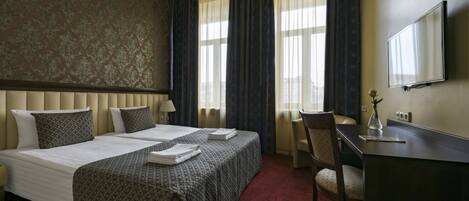 1 habitación, ropa de cama hipoalergénica y minibar