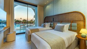 Coffres-forts dans les chambres, bureau, rideaux occultants