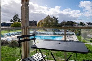 Studiolejlighed - eget badeværelse (2 personnes) | Udsigt fra balkon