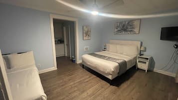 Down comforters, individually decorated, individually furnished