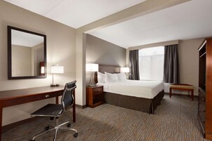 In-room safe, desk, laptop workspace, iron/ironing board