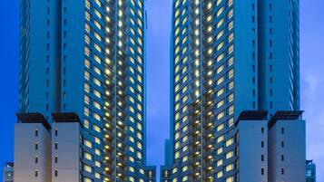 Front of property – evening/night