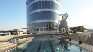 Indoor pool, outdoor pool