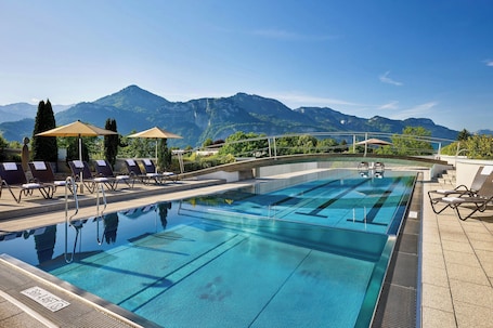 Indoor pool, outdoor pool