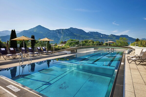 Indoor pool, outdoor pool