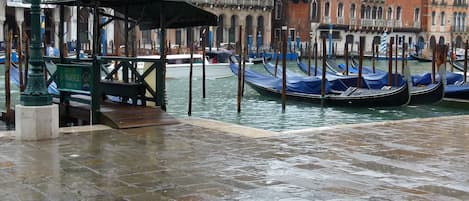 Blick von der Unterkunft