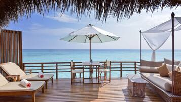 Utsikt mot havet/stranden